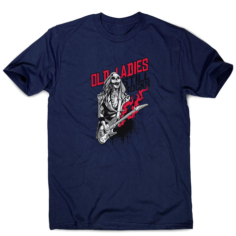 Old lady zombie rocker men's t-shirt - Graphic Gear