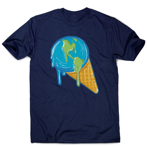 Melting earth men's t-shirt - Graphic Gear