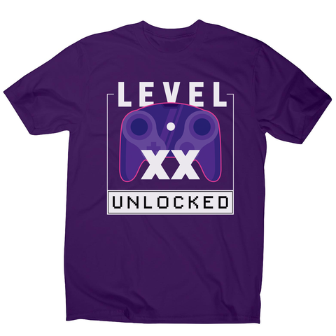 Level xx unlocked men's t-shirt - Graphic Gear