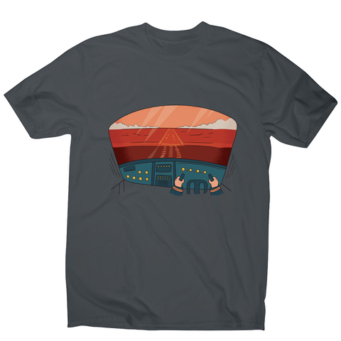 Pilot cockpit view men's t-shirt - Graphic Gear