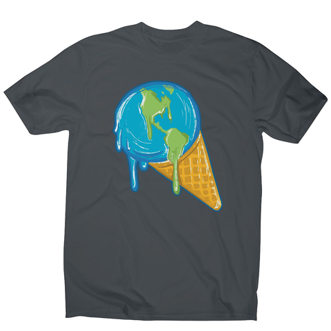 Melting earth men's t-shirt - Graphic Gear