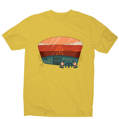 Pilot cockpit view men's t-shirt - Graphic Gear
