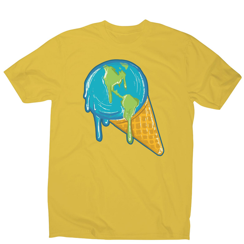 Melting earth men's t-shirt - Graphic Gear