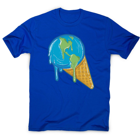 Melting earth men's t-shirt - Graphic Gear