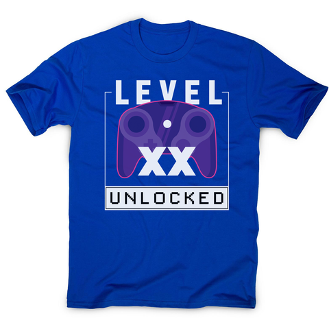 Level xx unlocked men's t-shirt - Graphic Gear