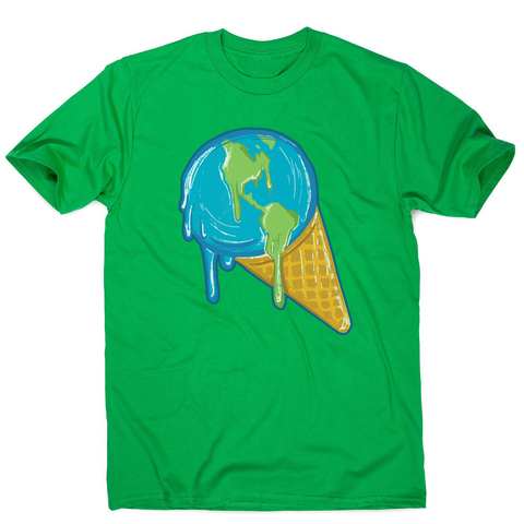 Melting earth men's t-shirt - Graphic Gear