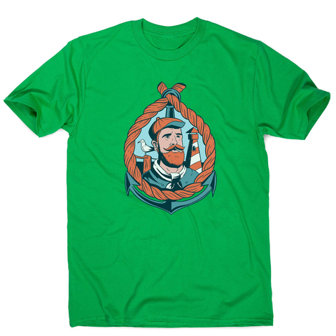 Bearded sailor men's t-shirt - Graphic Gear