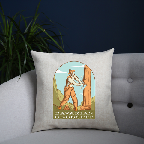 Bavarian crossfit cushion cover pillowcase linen home decor - Graphic Gear