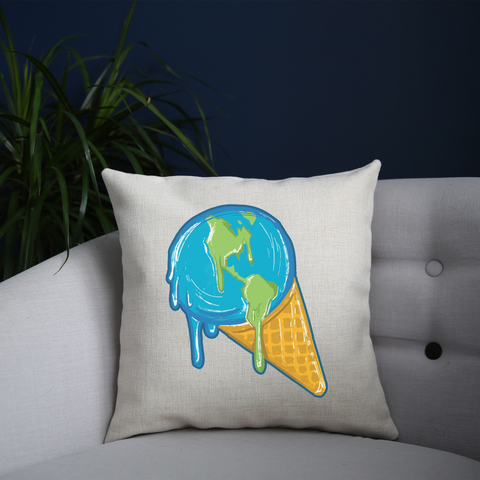 Melting earth cushion cover pillowcase linen home decor - Graphic Gear
