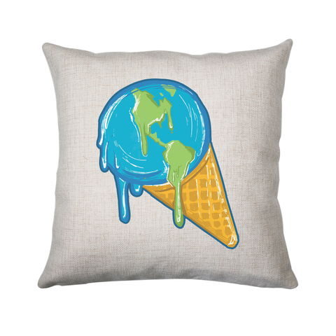 Melting earth cushion cover pillowcase linen home decor - Graphic Gear