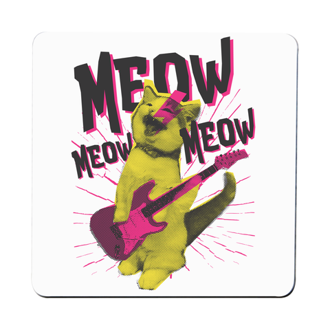 Metal cat coaster drink mat - Graphic Gear
