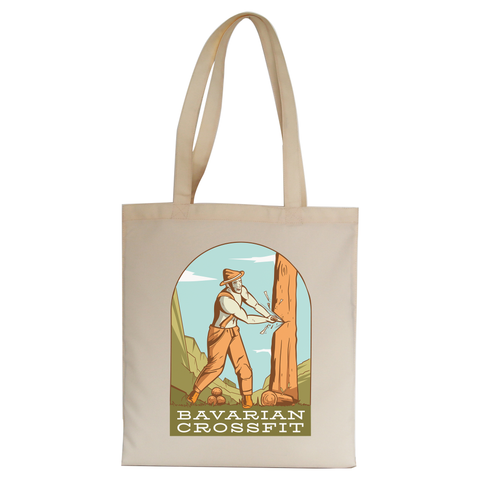 Bavarian crossfit tote bag canvas shopping - Graphic Gear