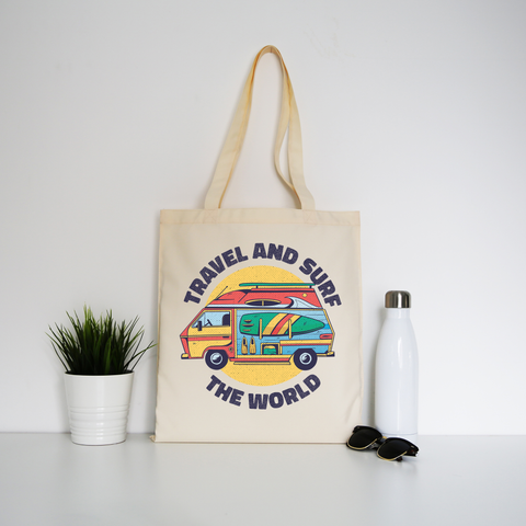 Travel and surf tote bag canvas shopping - Graphic Gear