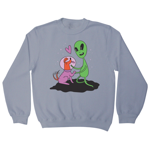 Alien dog sweatshirt - Graphic Gear
