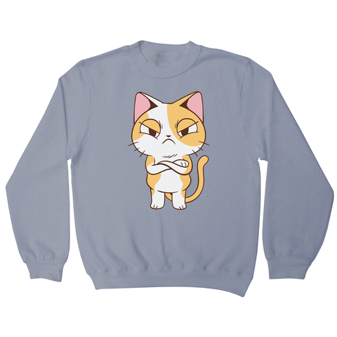 Angry kitten sweatshirt - Graphic Gear