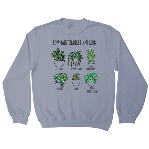 Low maintenance plants sweatshirt - Graphic Gear