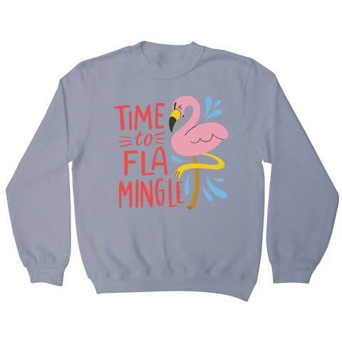 Time to fla mingle sweatshirt - Graphic Gear