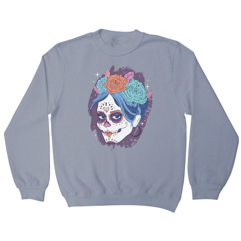Dia de los muertos skull sweatshirt - Graphic Gear