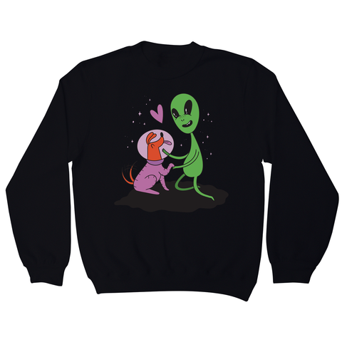 Alien dog sweatshirt - Graphic Gear