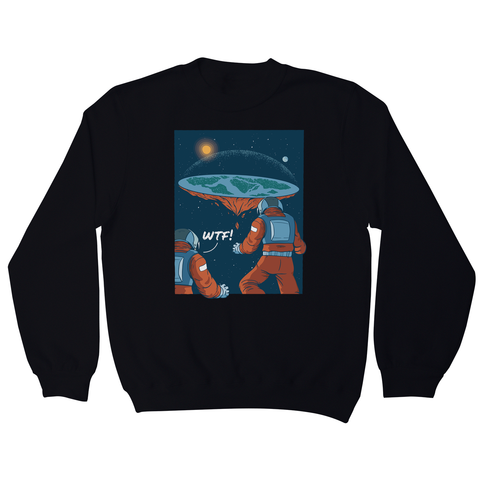 Flat earth astronauts sweatshirt - Graphic Gear