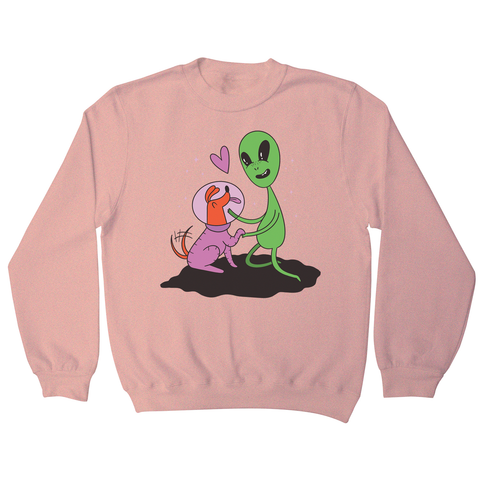 Alien dog sweatshirt - Graphic Gear