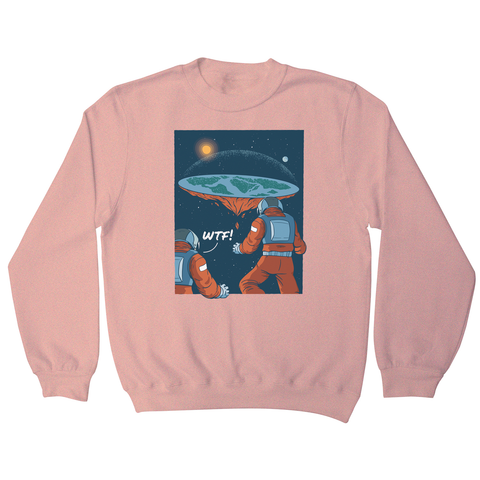 Flat earth astronauts sweatshirt - Graphic Gear