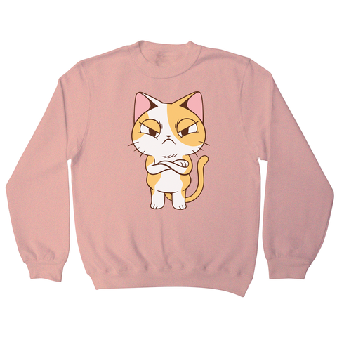 Angry kitten sweatshirt - Graphic Gear