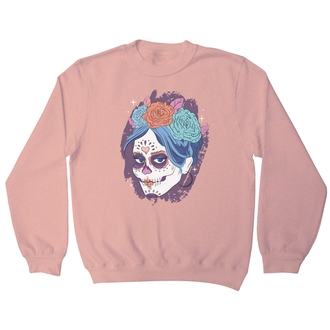 Dia de los muertos skull sweatshirt - Graphic Gear