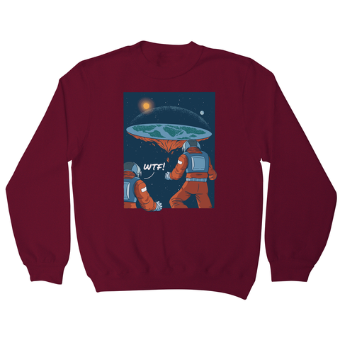 Flat earth astronauts sweatshirt - Graphic Gear