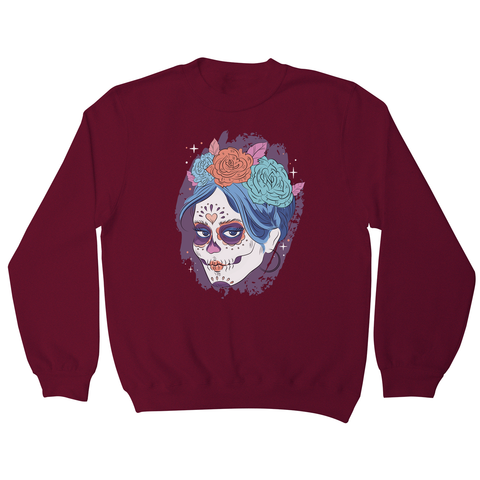 Dia de los muertos skull sweatshirt - Graphic Gear