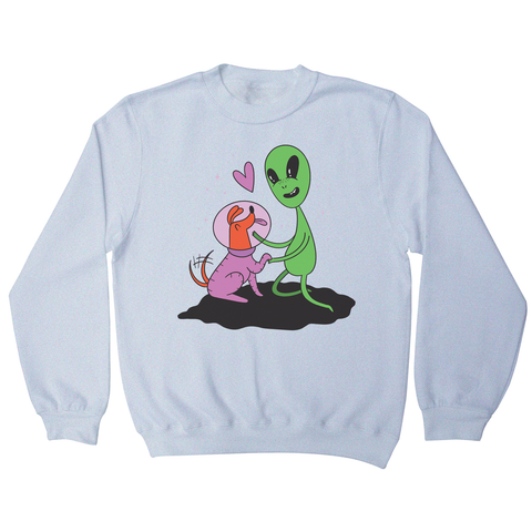 Alien dog sweatshirt - Graphic Gear