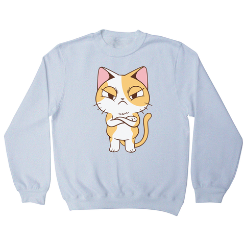 Angry kitten sweatshirt - Graphic Gear