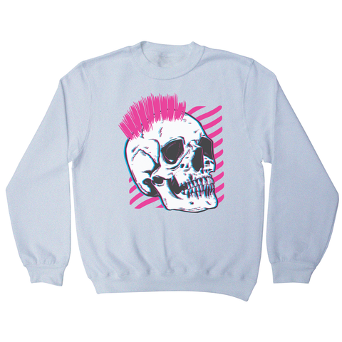 Punk skull glitch sweatshirt - Graphic Gear