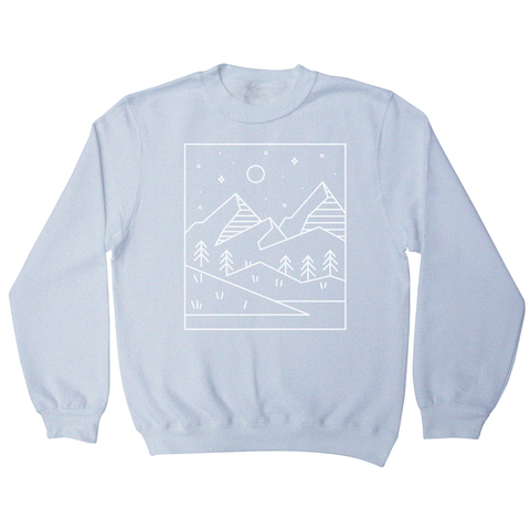 Geometric landscape sweatshirt - Graphic Gear