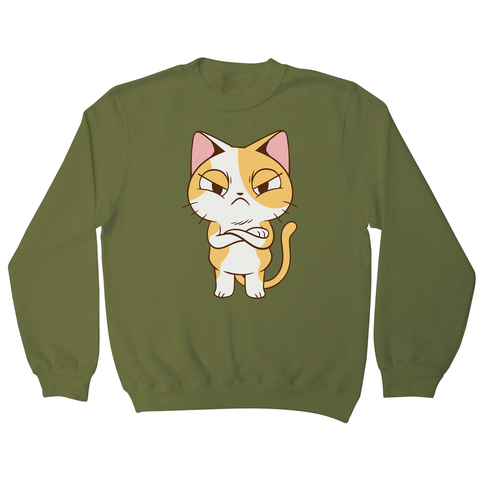 Angry kitten sweatshirt - Graphic Gear