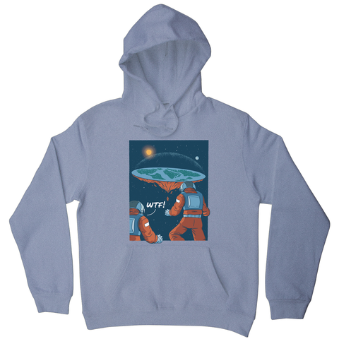 Flat earth astronauts hoodie - Graphic Gear
