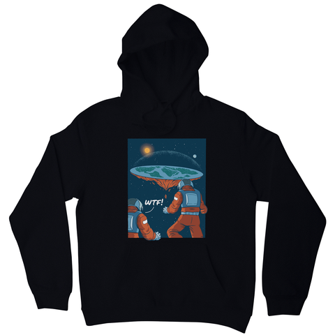 Flat earth astronauts hoodie - Graphic Gear