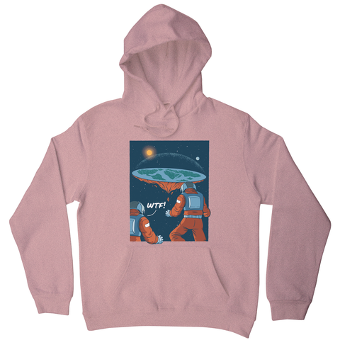 Flat earth astronauts hoodie - Graphic Gear