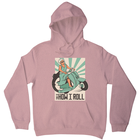 Vespa woman quote hoodie - Graphic Gear