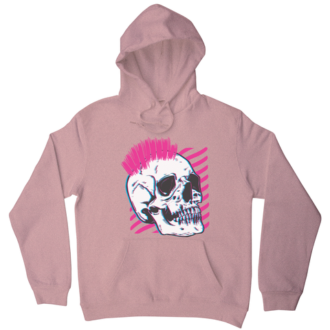 Punk skull glitch hoodie - Graphic Gear