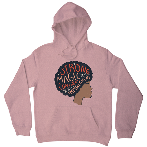 Proud afro woman quote hoodie - Graphic Gear