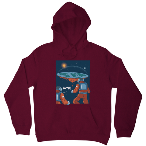 Flat earth astronauts hoodie - Graphic Gear