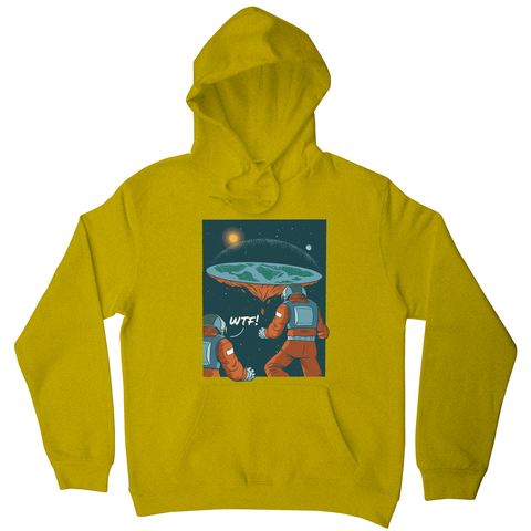 Flat earth astronauts hoodie - Graphic Gear