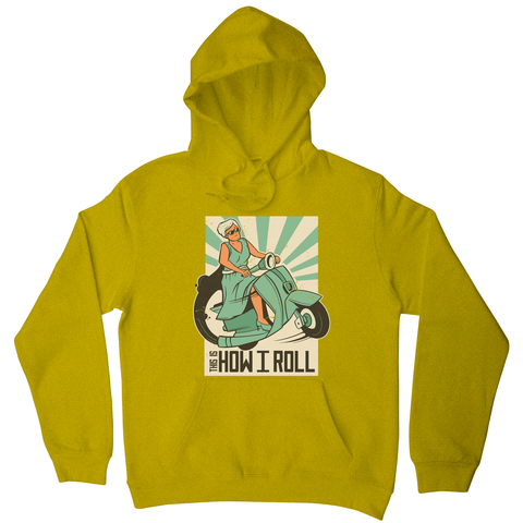 Vespa woman quote hoodie - Graphic Gear