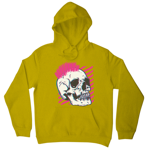 Punk skull glitch hoodie - Graphic Gear