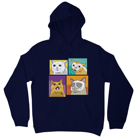 Meme cats hoodie - Graphic Gear