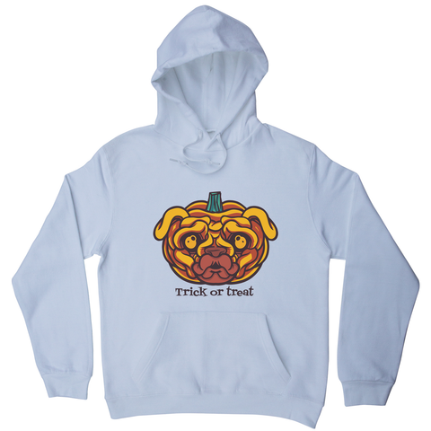 Pug pumpkin hoodie - Graphic Gear