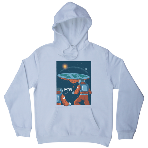 Flat earth astronauts hoodie - Graphic Gear