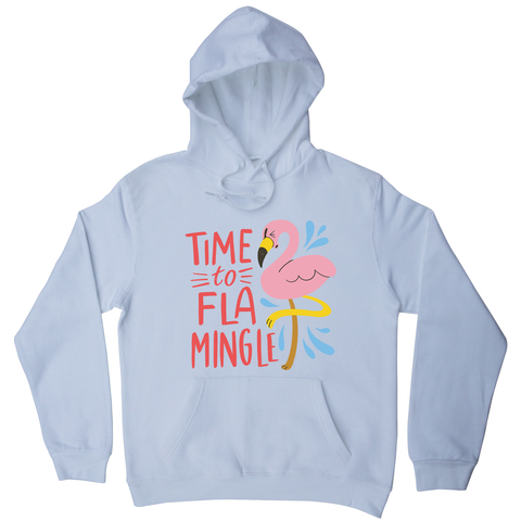 Time to fla mingle hoodie - Graphic Gear