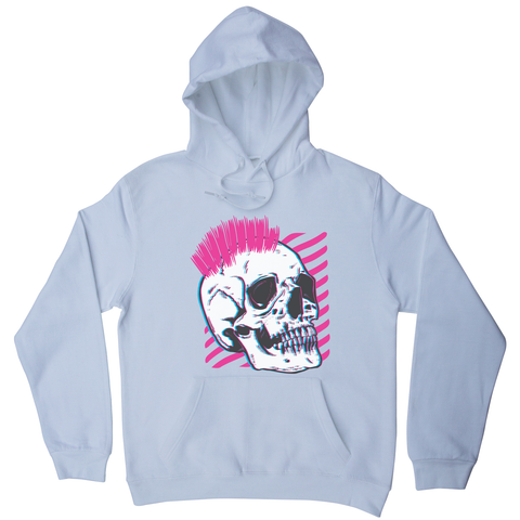 Punk skull glitch hoodie - Graphic Gear